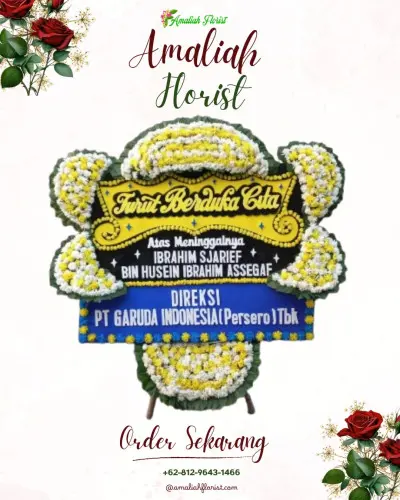 Papan Bunga Duka di Silaberanti