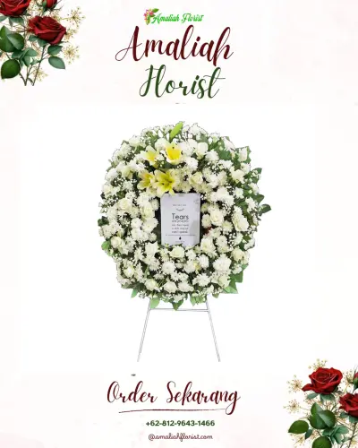 Krans Bunga Duka Cita di Silaberanti