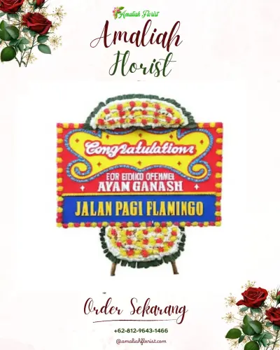 Bunga Papan Congratulation di Silaberanti